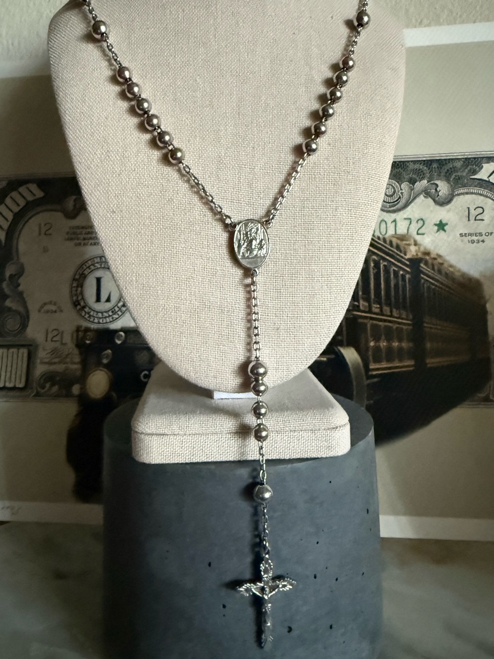 Dolce & Gabbana 925 Rosary 📿 Necklace